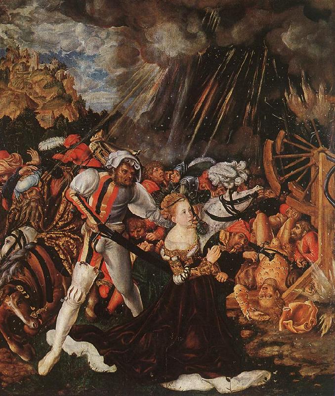 CRANACH, Lucas the Elder The Martyrdom of St Catherine gdf oil painting image